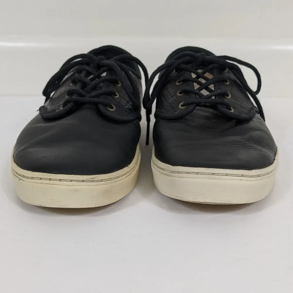 Vans Ludlow Europe Leather Sneakers Men's 7 Black